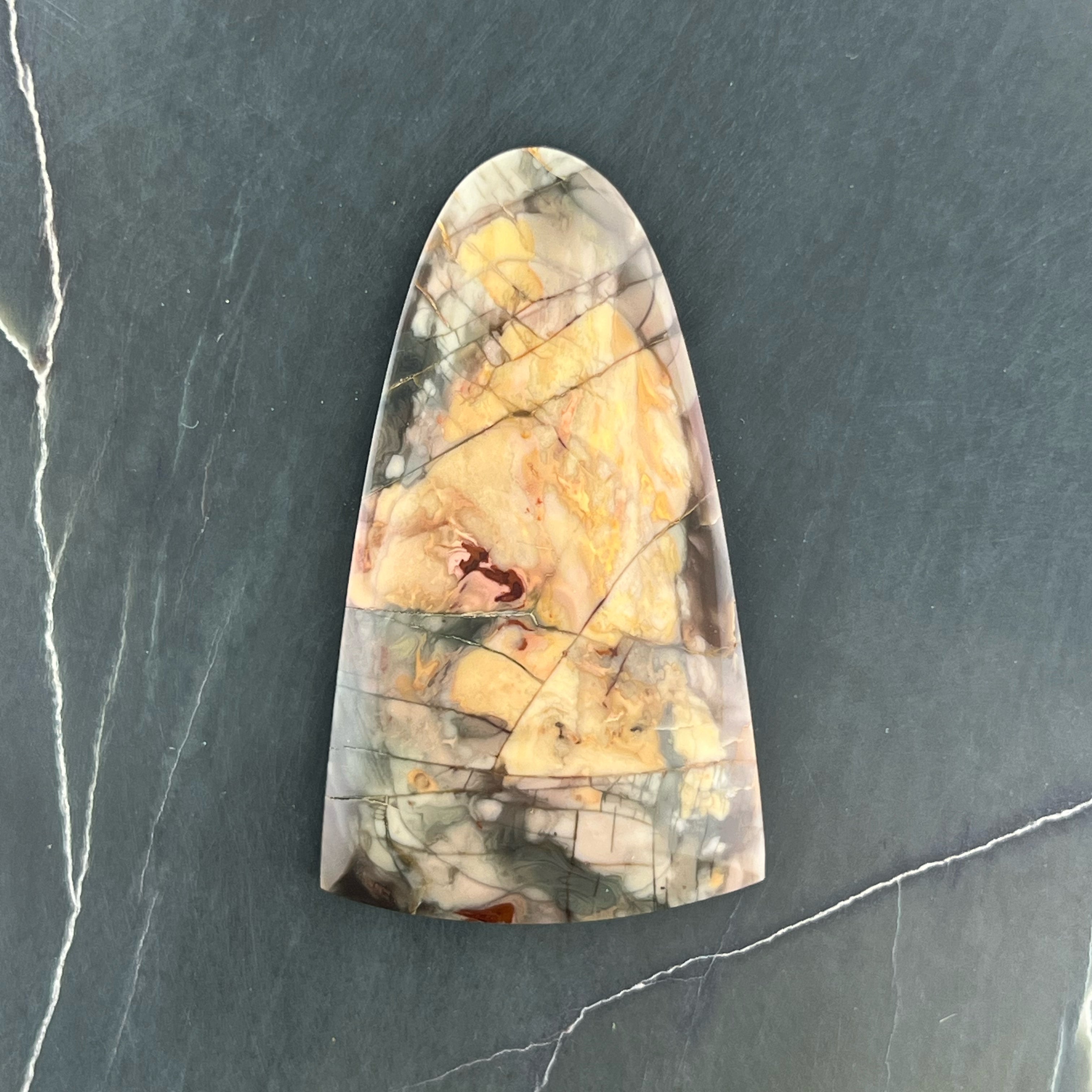 Morrisonite Jasper Hand Cut Cabochon from Oregon