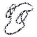 50” Tahitian Peacock Pearl Necklace with 14k Gold Clasp Jewelry