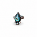 Abalone Ring in Sterling Silver Size 5 1/2