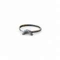 Crescent Stack Ring in Sterling Silver Size 7