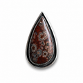 Poppy Jasper in Silver Pendant