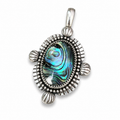 Abalone Shell in Silver Pendant