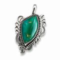 Stone Mountain Turquoise in Silver Pendant
