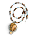 Royal Sahara Jasper with Welo Opal 22” Necklace