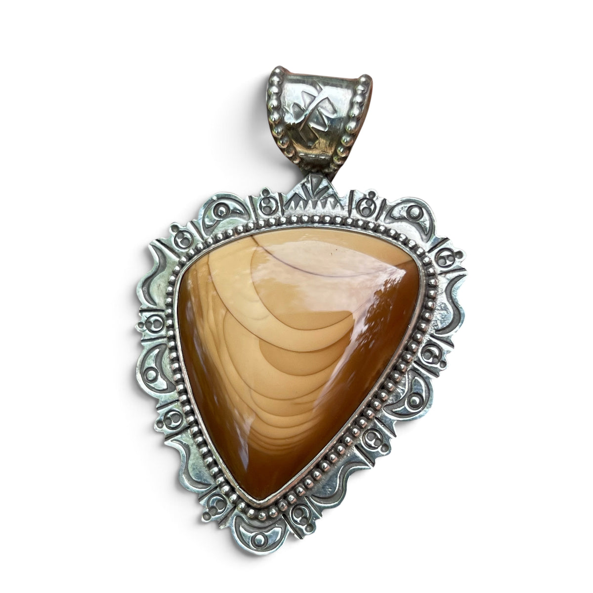 Bruneau Jasper in Silver Pendant