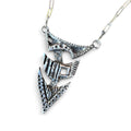 “Vestige” Brutalist Sterling Silver Necklace