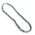 Hubei Turquoise Beaded Necklace with Sterling Silver Clasp Jewelry
