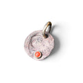 1600’s Colonial Spanish Copper Cob Coin Pendant with Mediterranean Coral