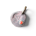 1600’s Colonial Spanish Copper Cob Coin Pendant with Mediterranean Coral