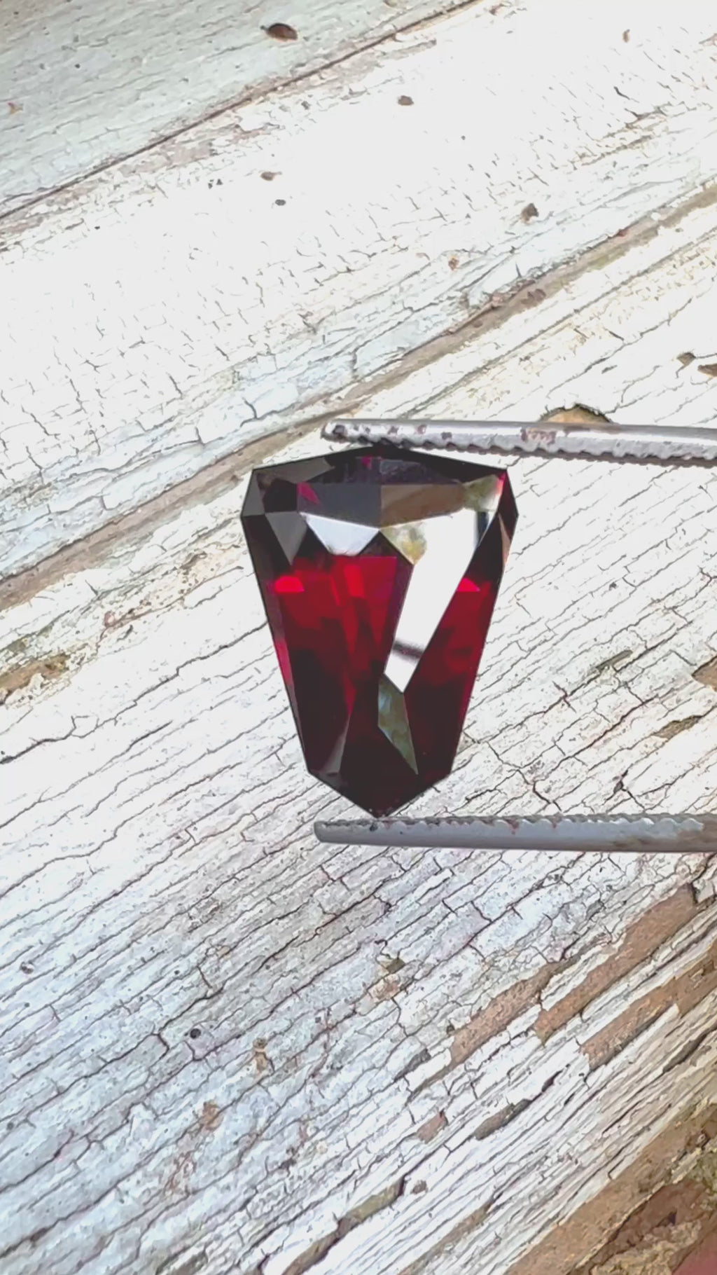14.2ct Precision Cut Garnet Gemstone from Tanzania