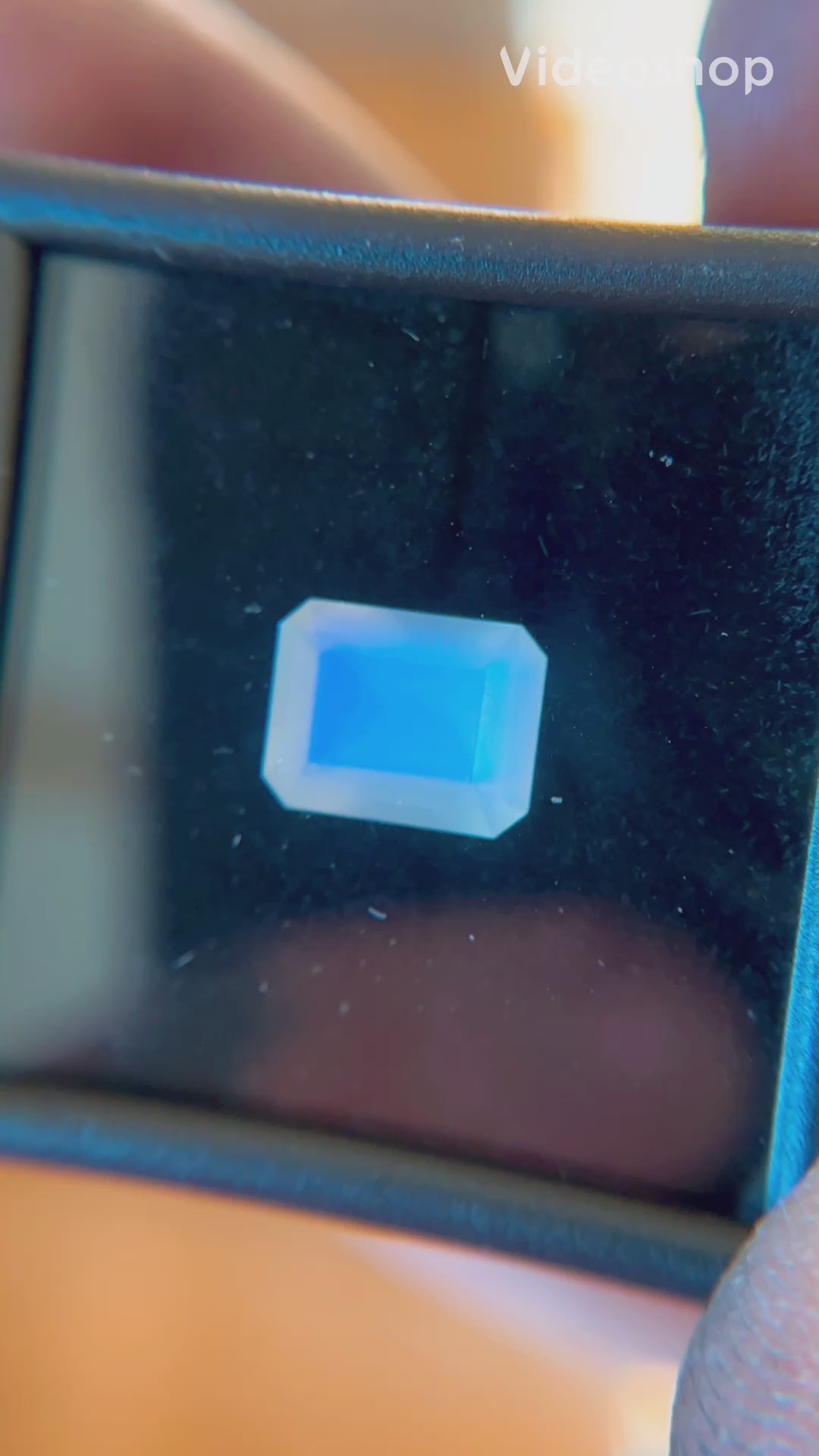 3.1ct Precision Cut Blue Moonstone Gemstone from Tanzania