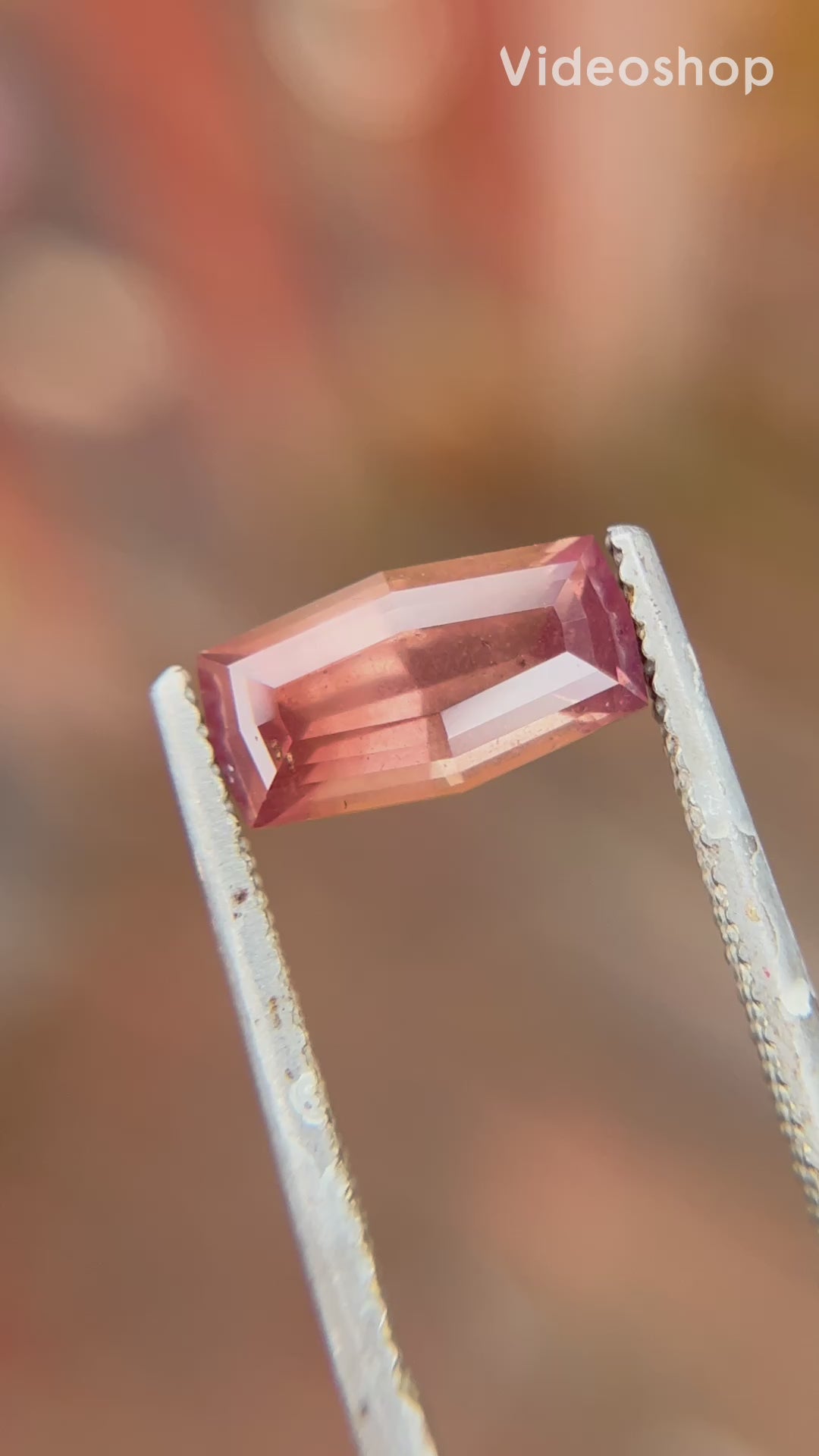 3.6ct Precision Cut Padparadscha Sapphire Gemstone from The Umba Valley, Tanzania