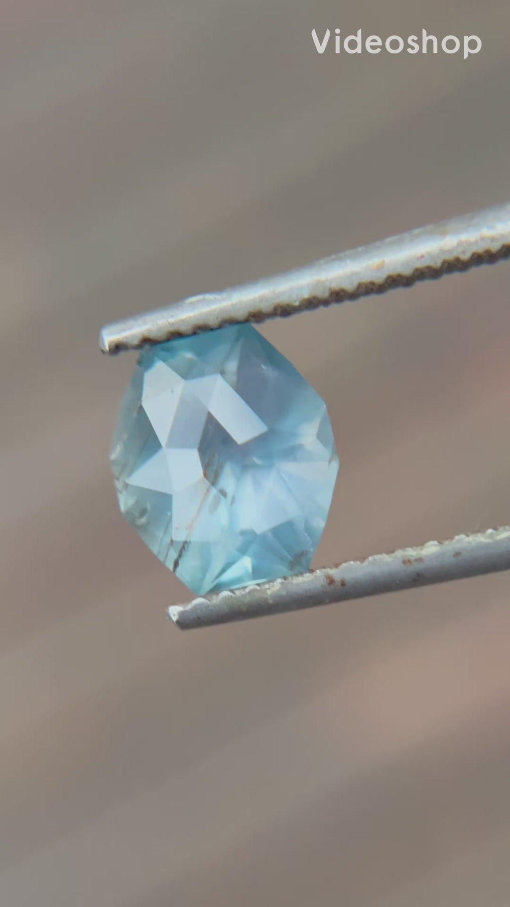 3.7ct Precision Cut Blue Sapphire Gemstone from The El Dorado Bar Mine, Montana