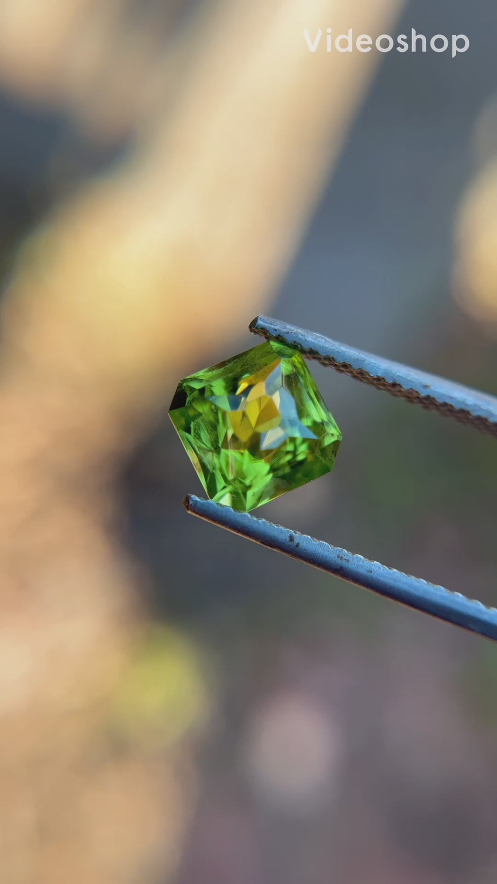 4.26ct Precision Cut Peridot Gemstone