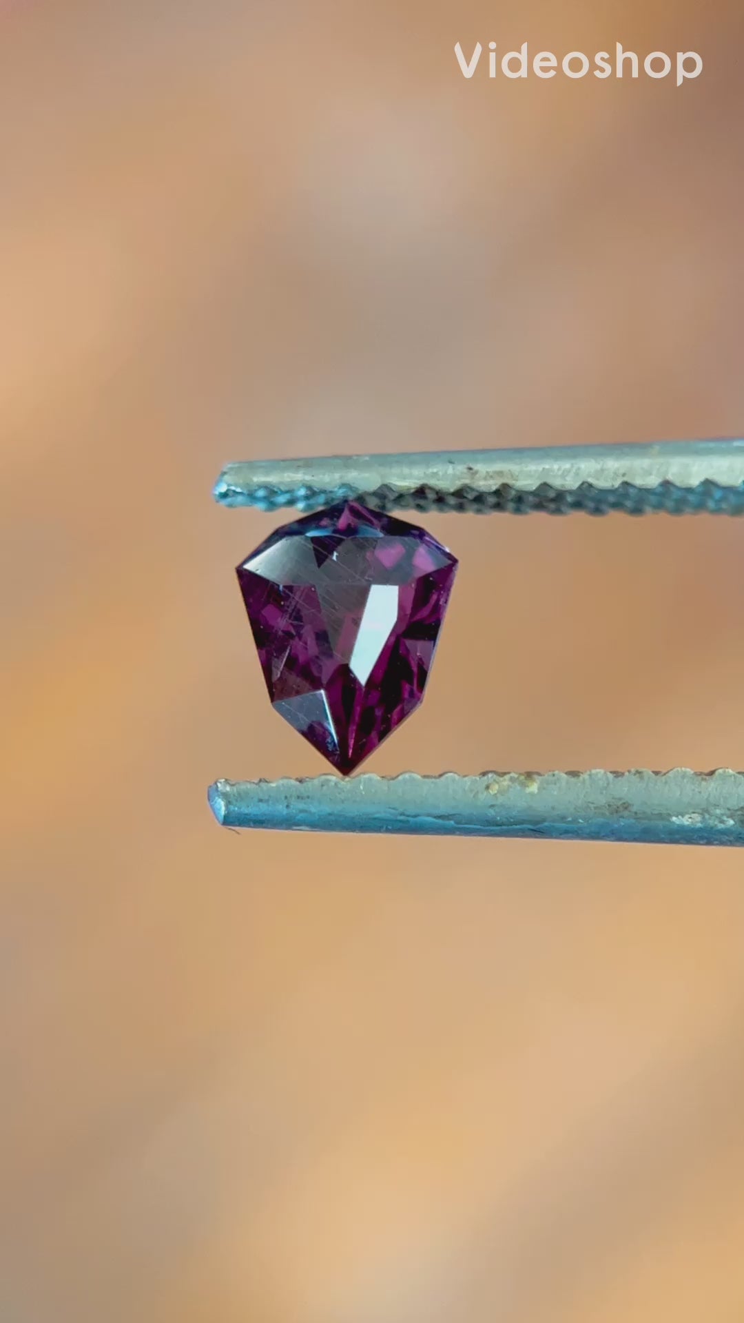 1.22ct Precision Cut Color Change Blue To Purple Garnet Gemstone from Bekily, Madagascar